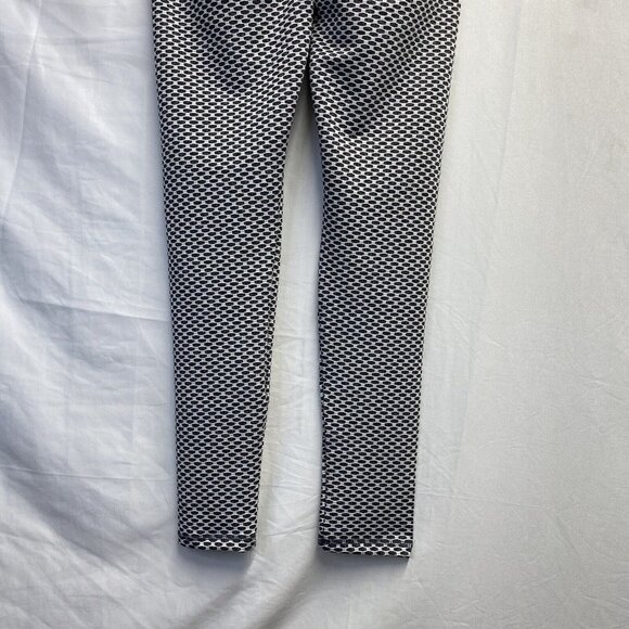 Anti-Cellulite Compression Scrunch Booty Yoga Leggings Women Medium Gray Stretch - Picture 8 of 12